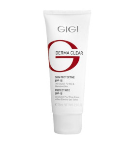 Gigi (ДжиДжи) Derma Clear Cream Protective SPF-15 / Крем увлажняющий защитный, 75 мл