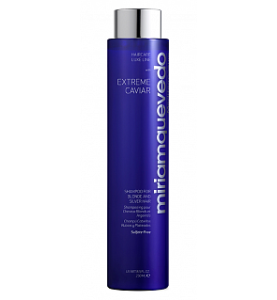 Miriam Quevedo Extreme Caviar Shampoo for Blonde and Silver Hair (SULFATE-FREE) / Бессульфатный шампунь для для светлых и седых волос с экстрактом черной икры, 250 мл