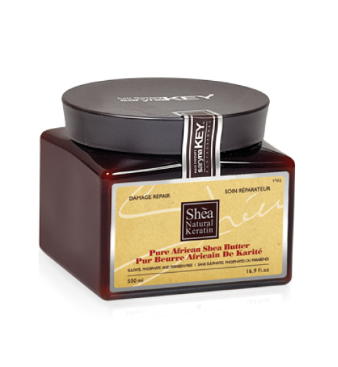 Saryna Key (Сарина Кей) Damage Repair Pure African Shea Butter Treatment Mask / Восстанавливающая маска с Африканским маслом Ши для сухих и повреждённых волос, 500 мл