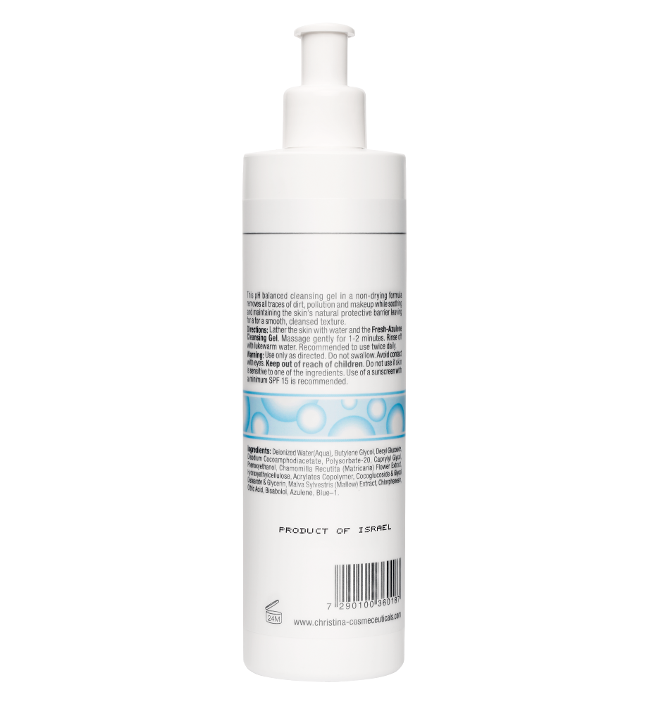 Pure cleanser christina. Азуленовое мыло для нормальной и сухой кожи Christina Fresh Azulene Cleansing Gel, 300 мл. Fresh Pure & natural Cleanser - натуральный очищающий гель для всех типов кожи 300мл. Christina Fresh Honey Cleansing Gel.