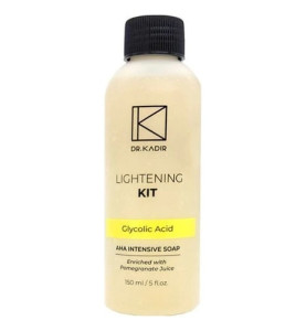 Dr. Kadir Ligthening Kit AHA Gel Soap / Гликолевое гель мыло с 5% АНА- кислотами, 150 мл