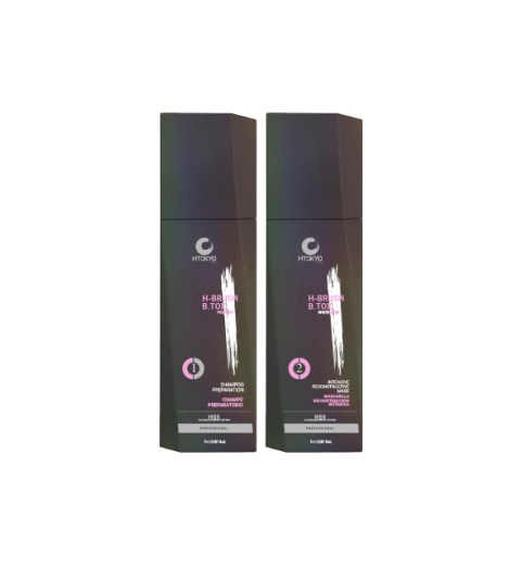 H-Tokyo Набор H-Brush B.Tox White Care (без пигмента), 2*500 мл