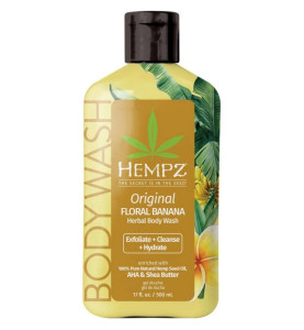 Hempz Original Floral Banana Herbal Body Wash / Гель для душа Оригинальный, 500 мл