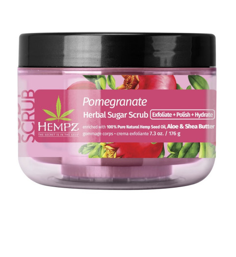 Hempz Hempz Pomegranate Herbal Sugar Scrub / Скраб для тела Сахар и Гранат, 176 г