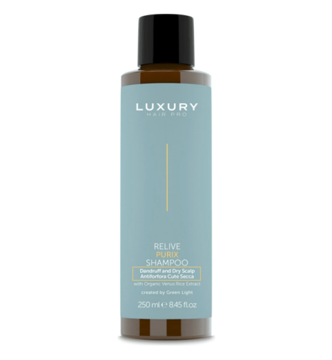 Luxury Hair Pro Relive Purix Shampoo Dry Scalp 250 / Шампунь против перхоти для сухой кожи головы, 250 мл