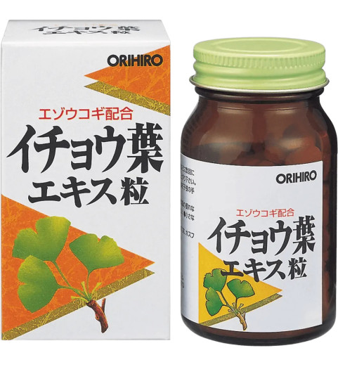 Orihiro (Орихиро) БАД "Гинкго Билоба для нервной системы", 240 таблеток