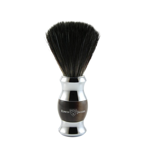 Edwin Jagger 21SB362CR Помазок темно-коричневый, искусственный ворс