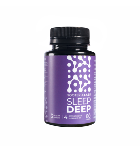 Nooteria Labs Sleep Deep / Комплекс для улучшения качества сна, 80 капсул