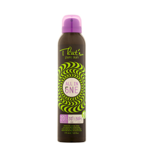 That'So All In One SPF 20*30*50*+ Veganok / Универсальный натуральный солнцезащитный спрей SPF 20*30*50*+, 175 мл